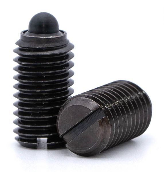 Spring plungers with slot and bolt